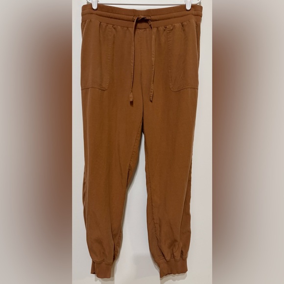Have Pants - Haven Well Within Linen Blend Women’s Lightweight Brown Joggers Size L